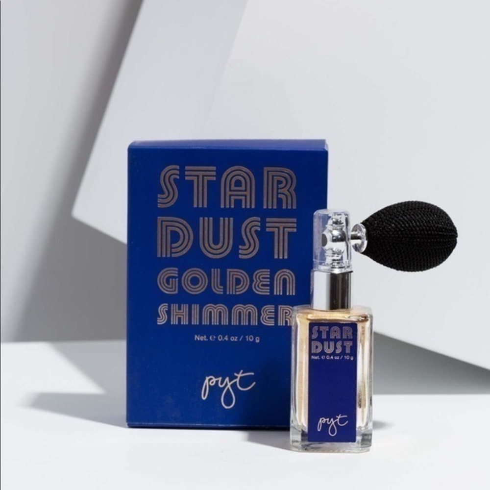 PYT Hair Stardust Golden Shimmer glitter atomizer for hair & body